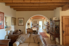 Sitting room to kitchen view